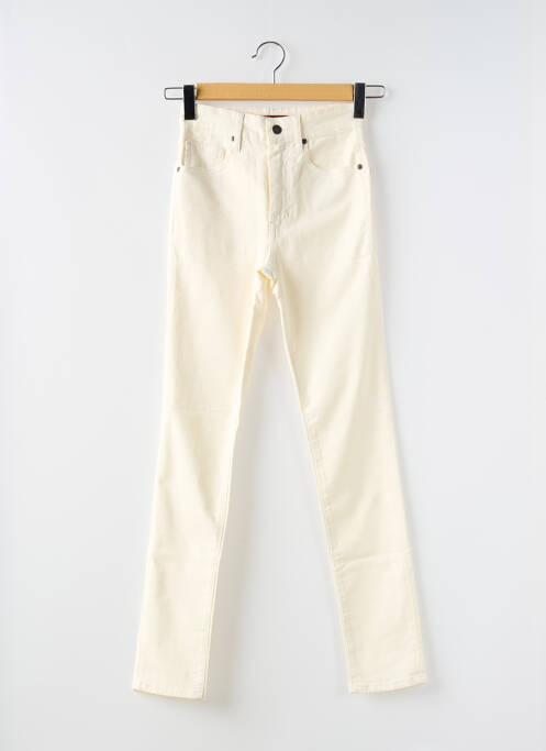 Pantalon slim beige COMPTOIR DES COTONNIERS pour femme