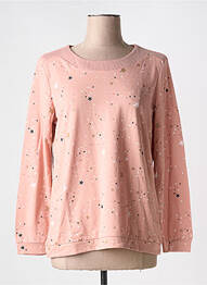 Sweat-shirt manches longues manches longues rose DAMART femme