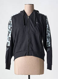 Veste casual fermeture zippée sur le devant noir FILA femme