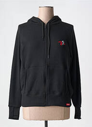 Veste casual fermeture zippée sur le devant noir DAMART femme