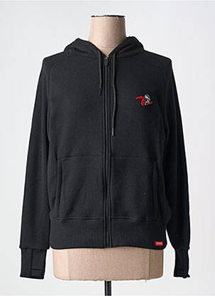 Veste casual fermeture zippée sur le devant noir DAMART femme