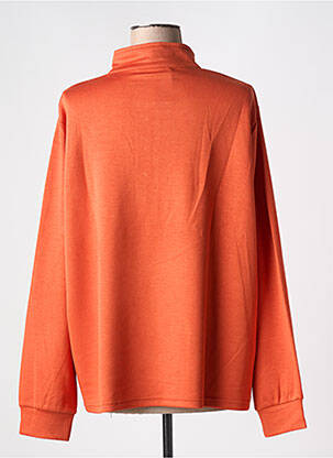 Sweat-shirt manches longues manches longues orange DAMART femme
