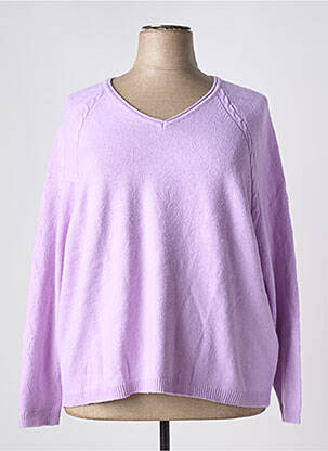 Pull violet DAMART pour femme