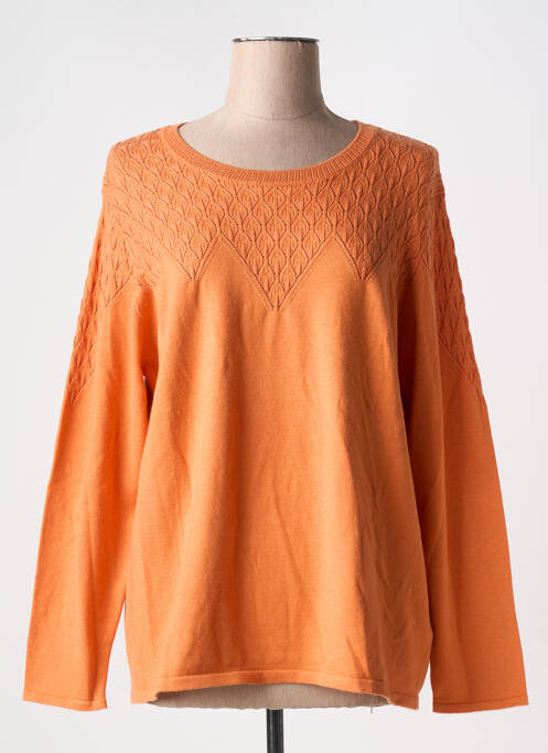 Pull orange DAMART pour femme