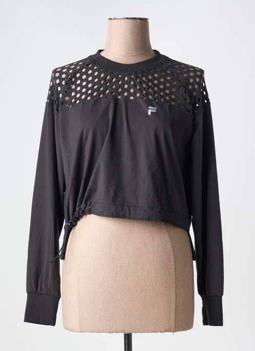 Sweat-shirt noir FILA pour femme