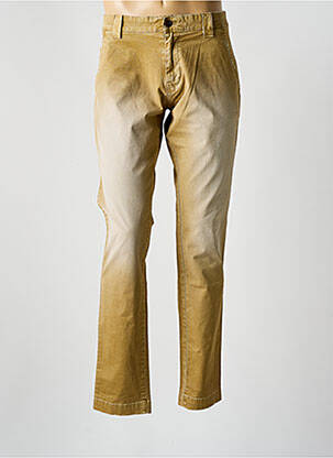 Pantalon slim stretch taille normale marron TOMMY HILFIGER homme