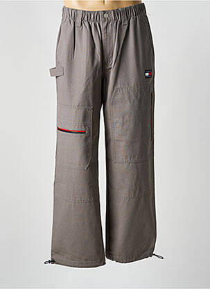 Pantalon large tissage popeline taille normale gris TOMMY HILFIGER homme