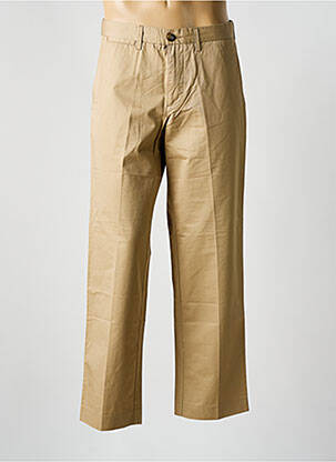 Pantalon chino tissage popeline taille normale marron TOMMY HILFIGER homme