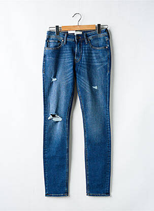 Jeans coupe slim stretch taille normale bleu JACK & JONES homme