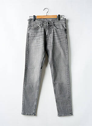 Jeans coupe slim stretch taille normale gris CELIO homme