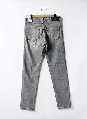 Jeans coupe slim stretch taille normale gris CELIO homme