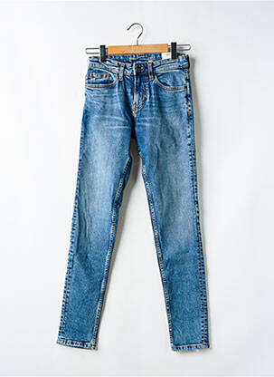Jeans coupe slim stretch taille normale bleu CELIO homme