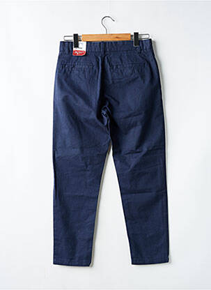 Pantalon chino tissage popeline taille normale bleu TOMMY HILFIGER homme