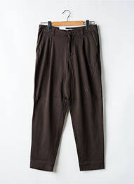 Pantalon chino stretch taille normale marron JACK & JONES homme