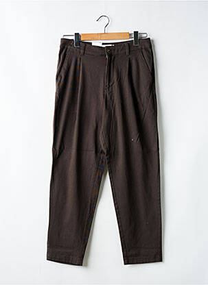 Pantalon chino stretch taille normale marron JACK & JONES homme