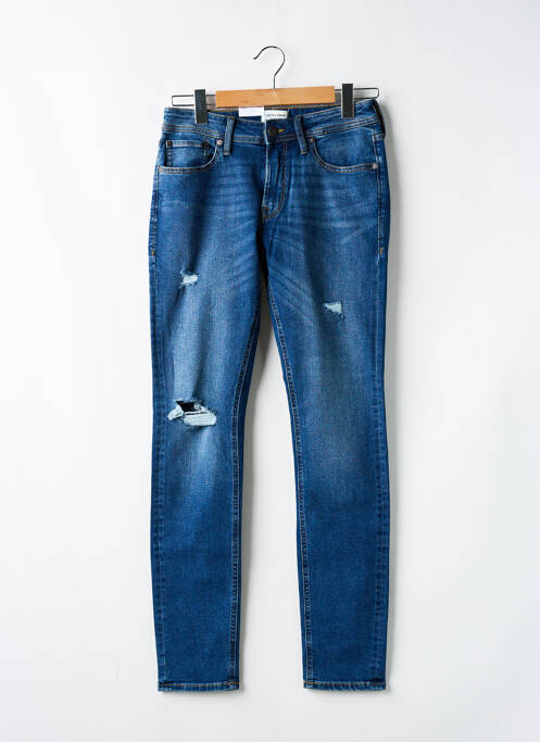 Jeans coupe slim bleu JACK & JONES pour homme