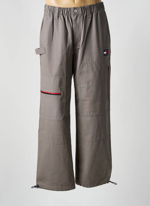 Pantalon large gris TOMMY HILFIGER pour homme