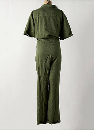 Combi-pantalon fermeture boutonnée sur le devant manches courtes vert DAMART femme