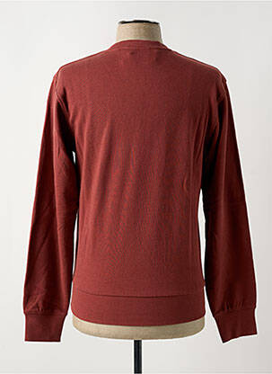 Pull col rond manches longues marron CELIO homme