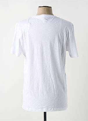 T-shirt coupe droite manches courtes blanc JACK & JONES homme