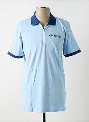 Polo coupe cintrée manches courtes bleu clair JACK & JONES homme