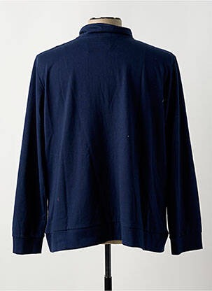 Veste casual coupe droite bleu DAMART homme