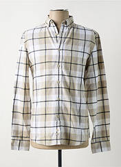 Chemise manches longues beige CELIO pour homme seconde vue