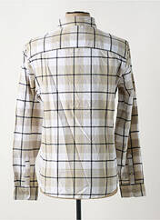 Chemise manches longues beige CELIO pour homme seconde vue