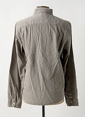 Chemise manches longues marron CELIO pour homme seconde vue