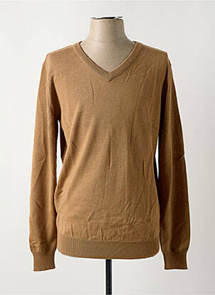 Pull marron DAMART pour homme