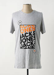 T-shirt gris JACK & JONES pour homme seconde vue
