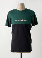 T-shirt vert JACK & JONES pour homme seconde vue