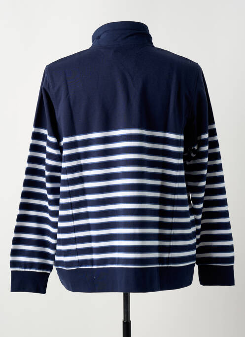 Veste casual coupe droite bleu DAMART homme