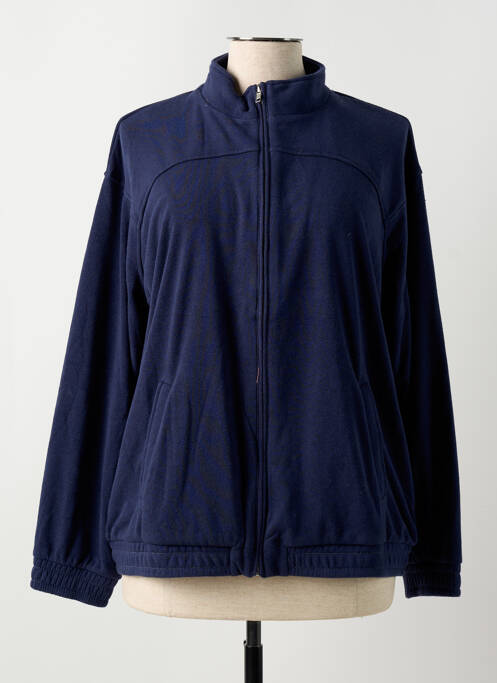 Veste casual coupe droite bleu DAMART homme