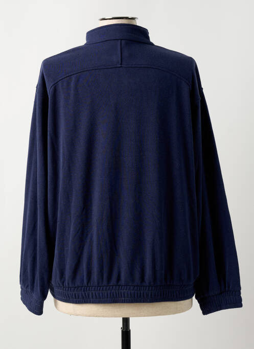 Veste casual coupe droite bleu DAMART homme
