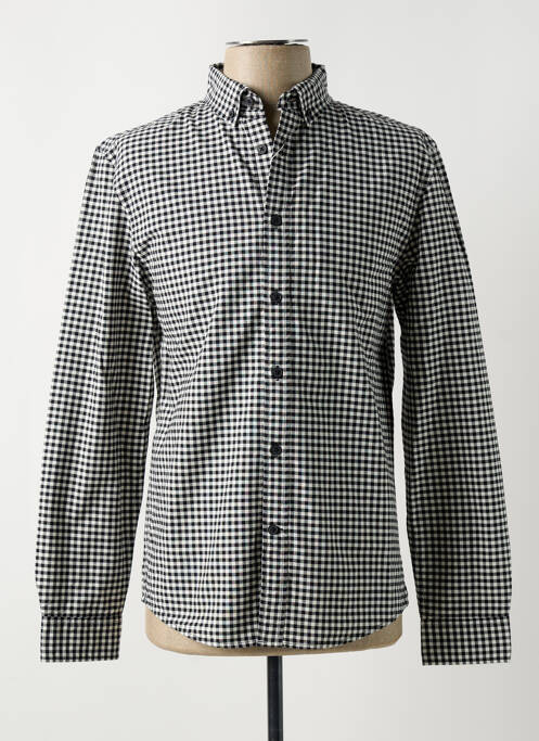 Chemise manches longues noir CELIO pour homme