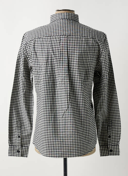 Chemise manches longues noir CELIO pour homme