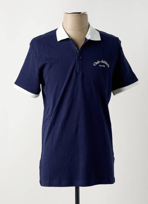 Polo bleu JACK & JONES pour homme