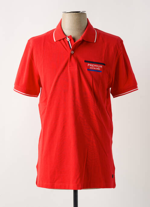 Polo rouge JACK & JONES pour homme