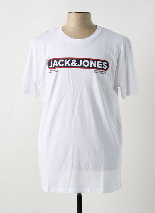 T-shirt blanc JACK & JONES pour homme