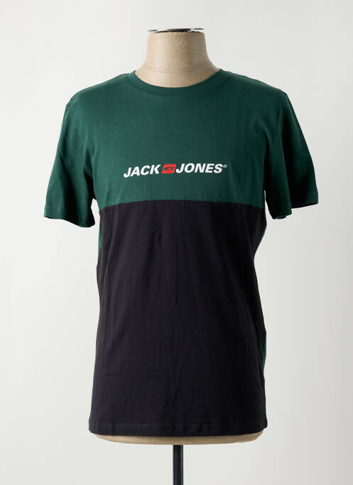 T-shirt vert JACK & JONES pour homme