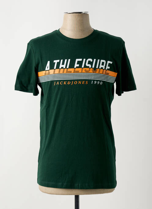 T-shirt vert JACK & JONES pour homme