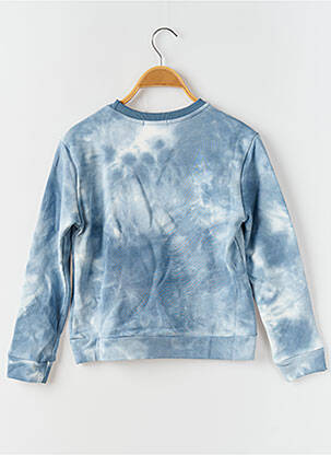 Sweat-shirt tissage jersey manches longues bleu PM MERE & FILLE garçon