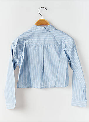 Chemisier manches longues manches longues bleu ONLY fille