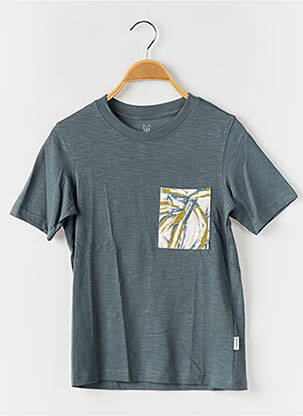 T-shirt coupe droite manches courtes bleu JACK & JONES garcon