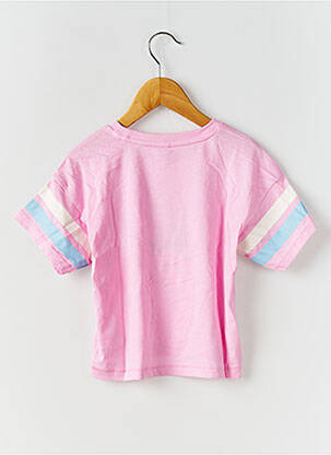 T-shirt coupe droite manches courtes rose ONLY fille
