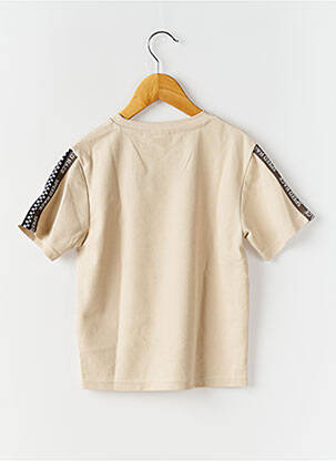 T-shirt sérigraphie floquée manches courtes beige NAME IT garçon