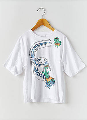 T-shirt sérigraphie floquée manches courtes blanc NAME IT garcon