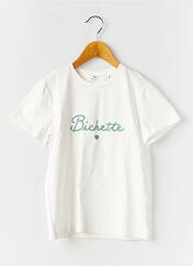 T-shirt blanc PM MERE & FILLE pour fille seconde vue