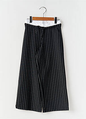 Pantalon large imprimé rayures taille ajustable noir NAME IT fille